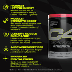 C4 Ultimate® Strength Pre Workout Powder